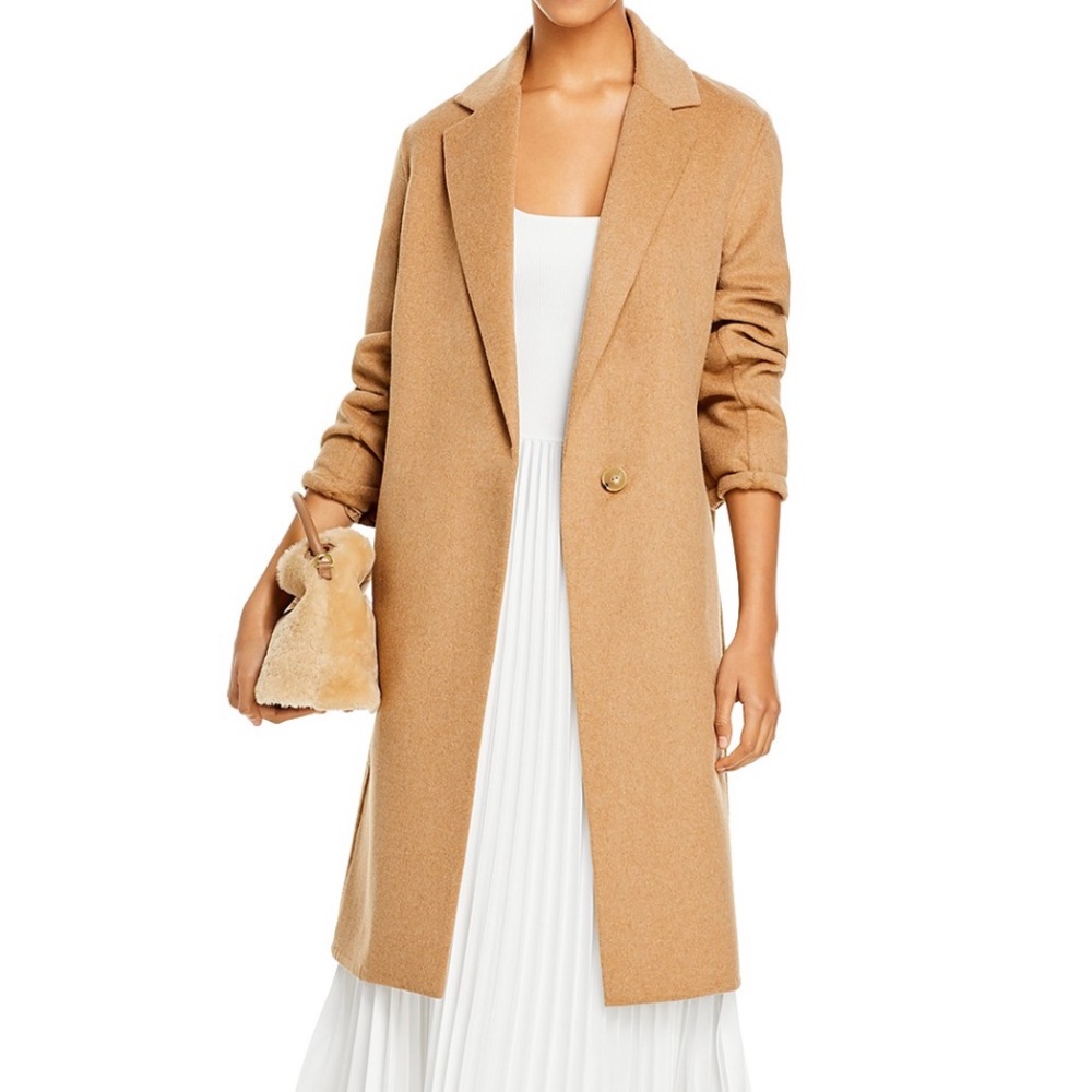 COPY - VINCE classic coat in camel XS